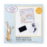 Guess How Much I Love You Hand & Foot Print Kit - Baby Keepsake Frame