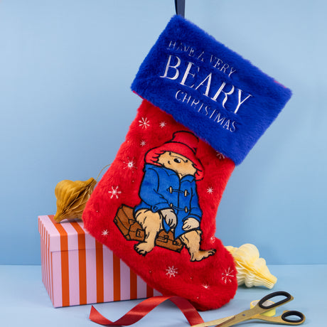 Paddington Fluffy Christmas Stocking