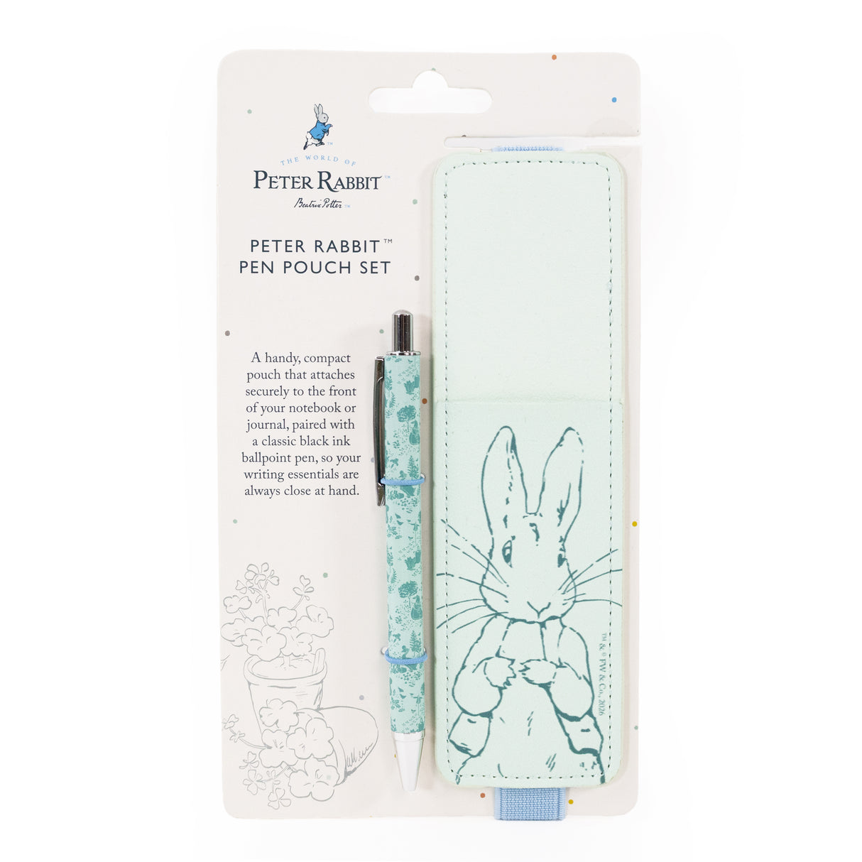 Peter Rabbit Ballpoint Pen & Pen Pouch Gift Set