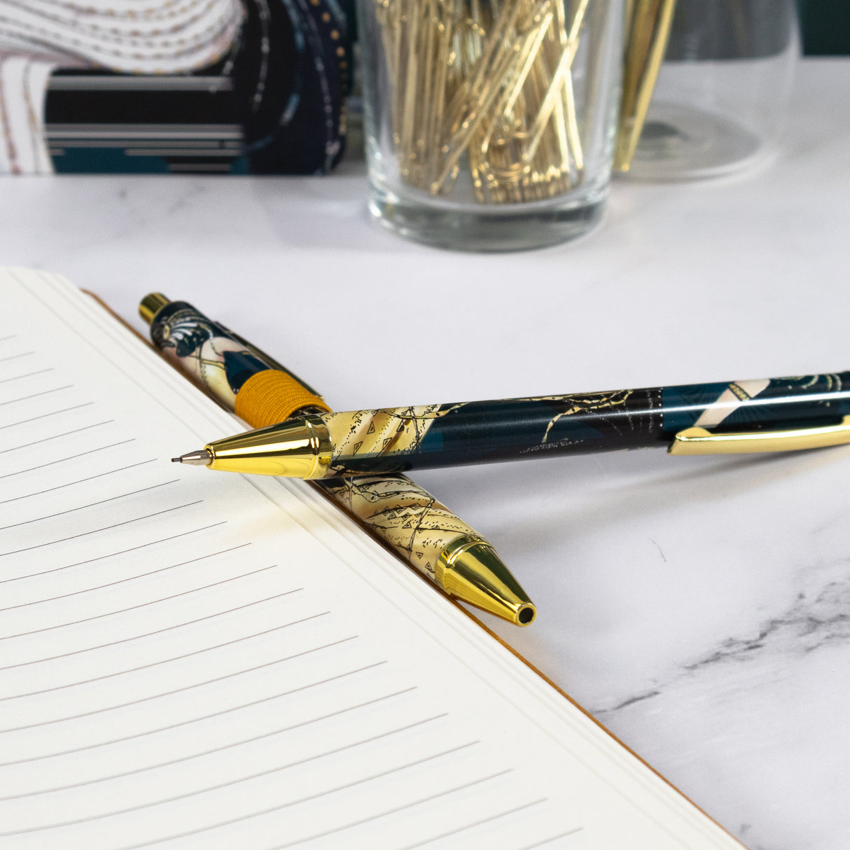 Claire Coxon Art Deco Pen & Pencil Gift Set