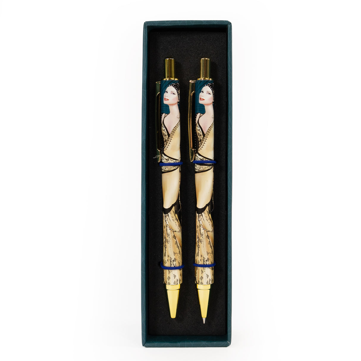 Claire Coxon Art Deco Pen & Pencil Gift Set
