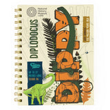 Natural History Museum Dinosaur A5 Wired Notebook with Dividers - Dippy