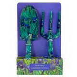 Fork and Trowel Garden Tool Set - Van Gogh's Irises Design