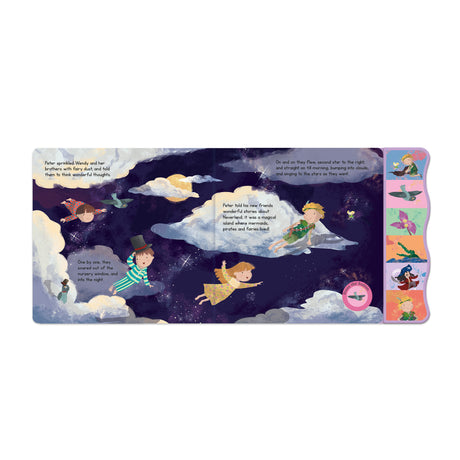 Peter Pan Fairy Tale Sound Book - 6 Enchanting Sound Buttons To Press And Play