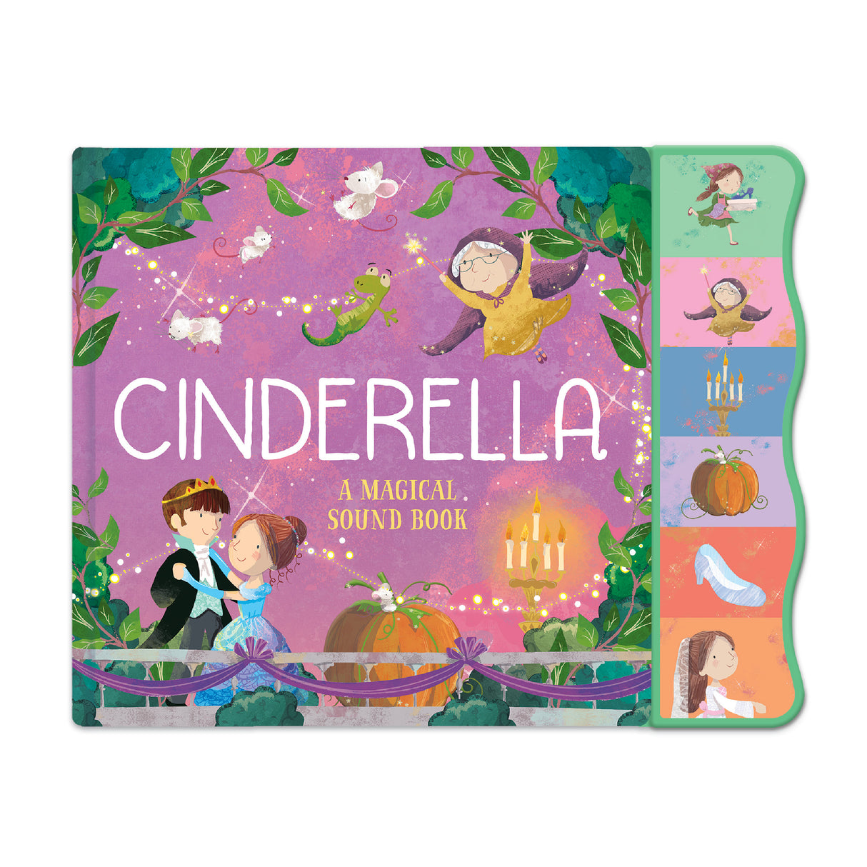 Cinderella Fairy Tale Sound Book - 6 Enchanting Sound Buttons To Press And Play