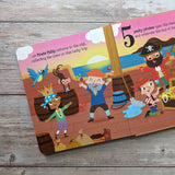 5 Pesky Pirates - Children's Touch & Feel Silicone Book