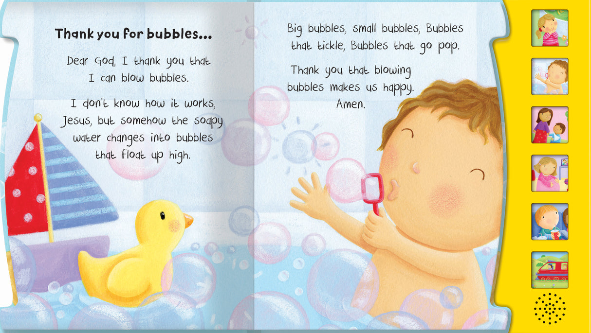 Prayers For Things That Happen - Children's 6 Button Sound Book