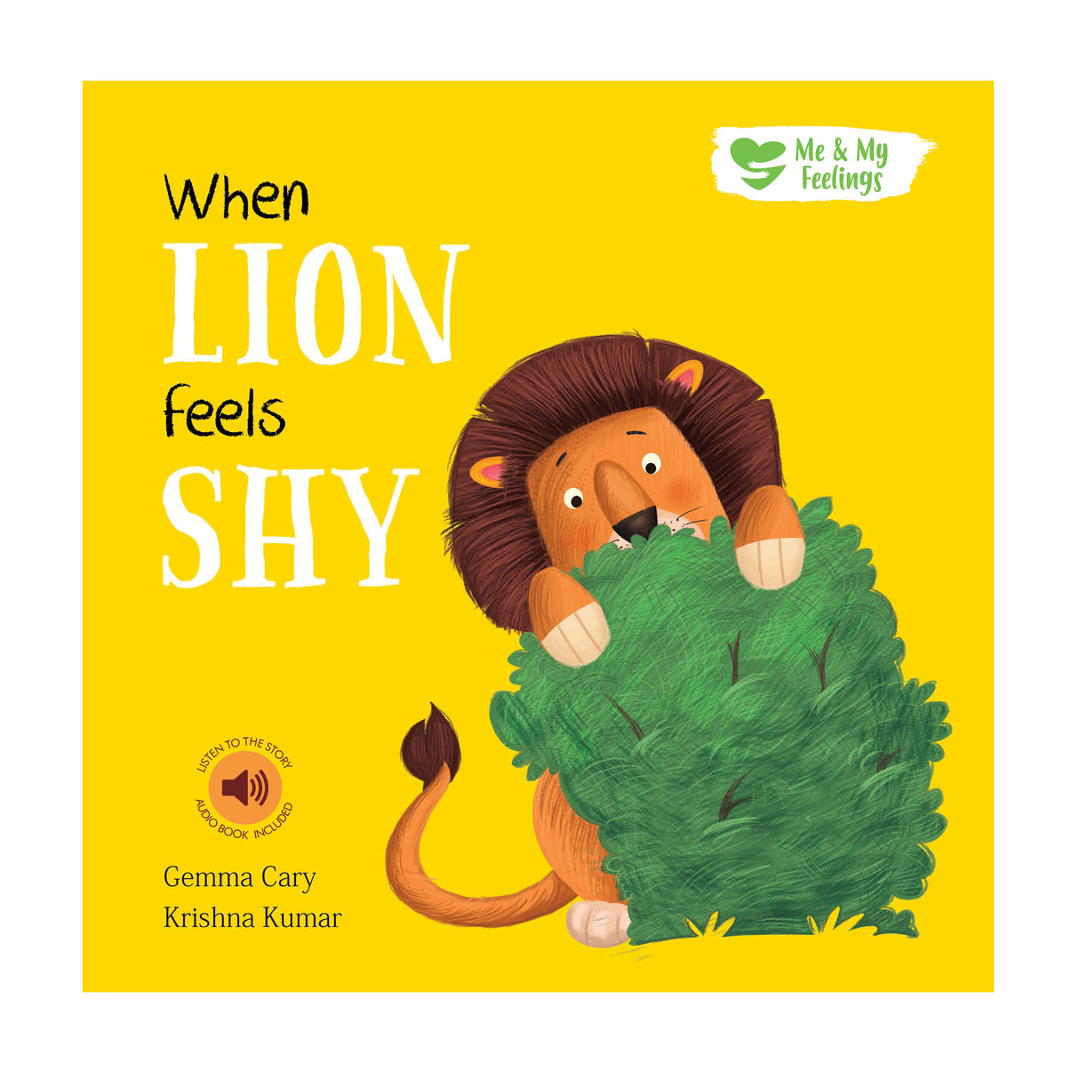 When Lion Feels Shy - Me And My Feelings Children's Paperback Book