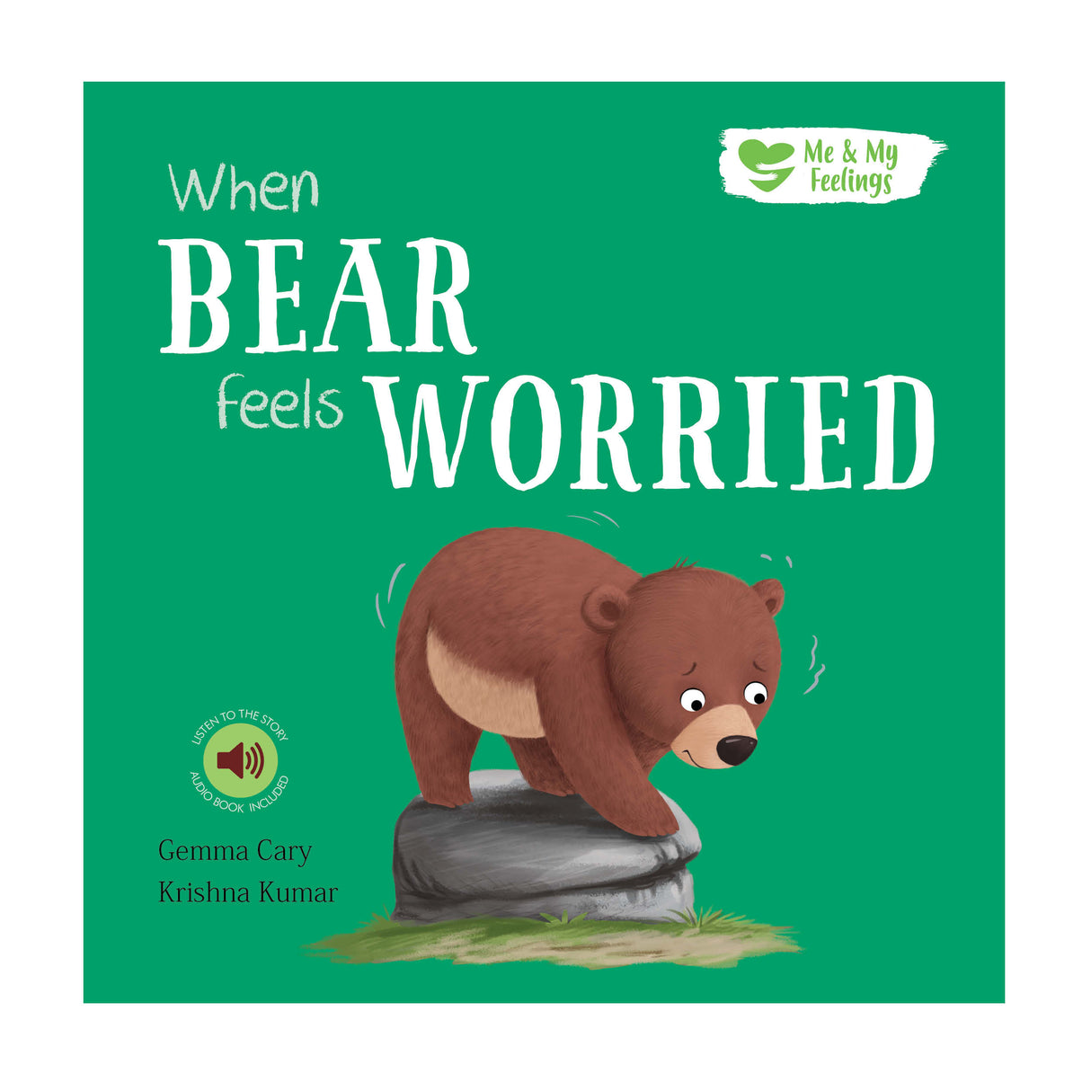 When Bear Feels Worried - Me And My Feelings Children's Paperback Book