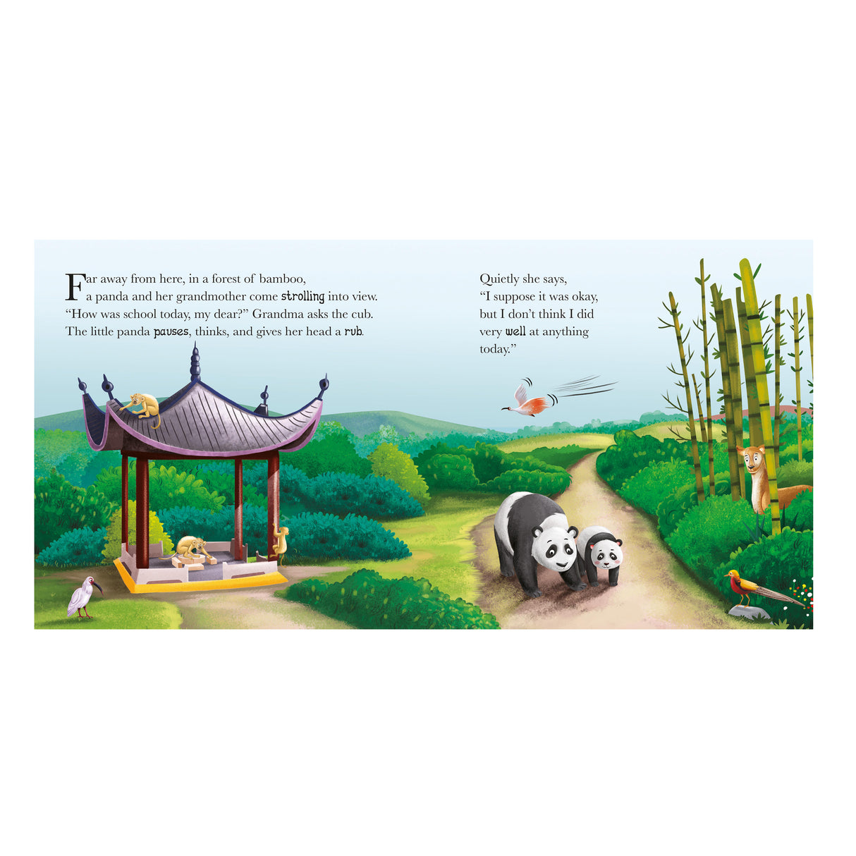 When Panda Feels Small - Me And My Feelings Children's Paperback Book