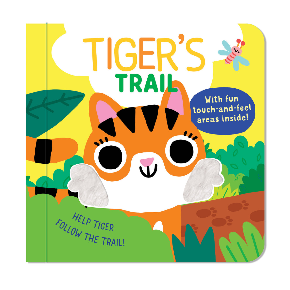 Tigers Trail – Touch & Feel Board Book - Jungle Sensory Adventure