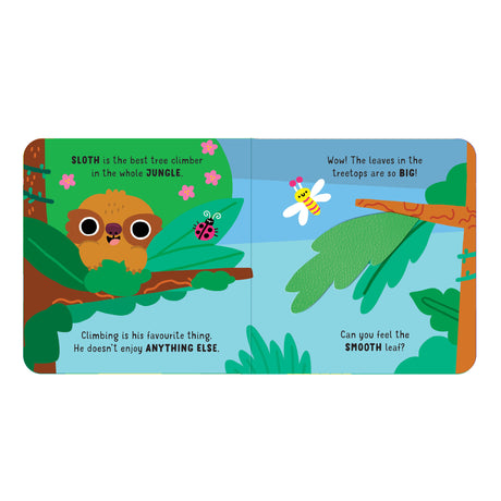 Sloth’s Surprise – Touch & Feel Board Book - Jungle Sensory Adventure