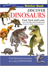 Discover Dinosaurs Sticker Book - Find, Stick and Learn