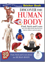 Discover The Human Body Sticker Book - Find, Stick and Learn