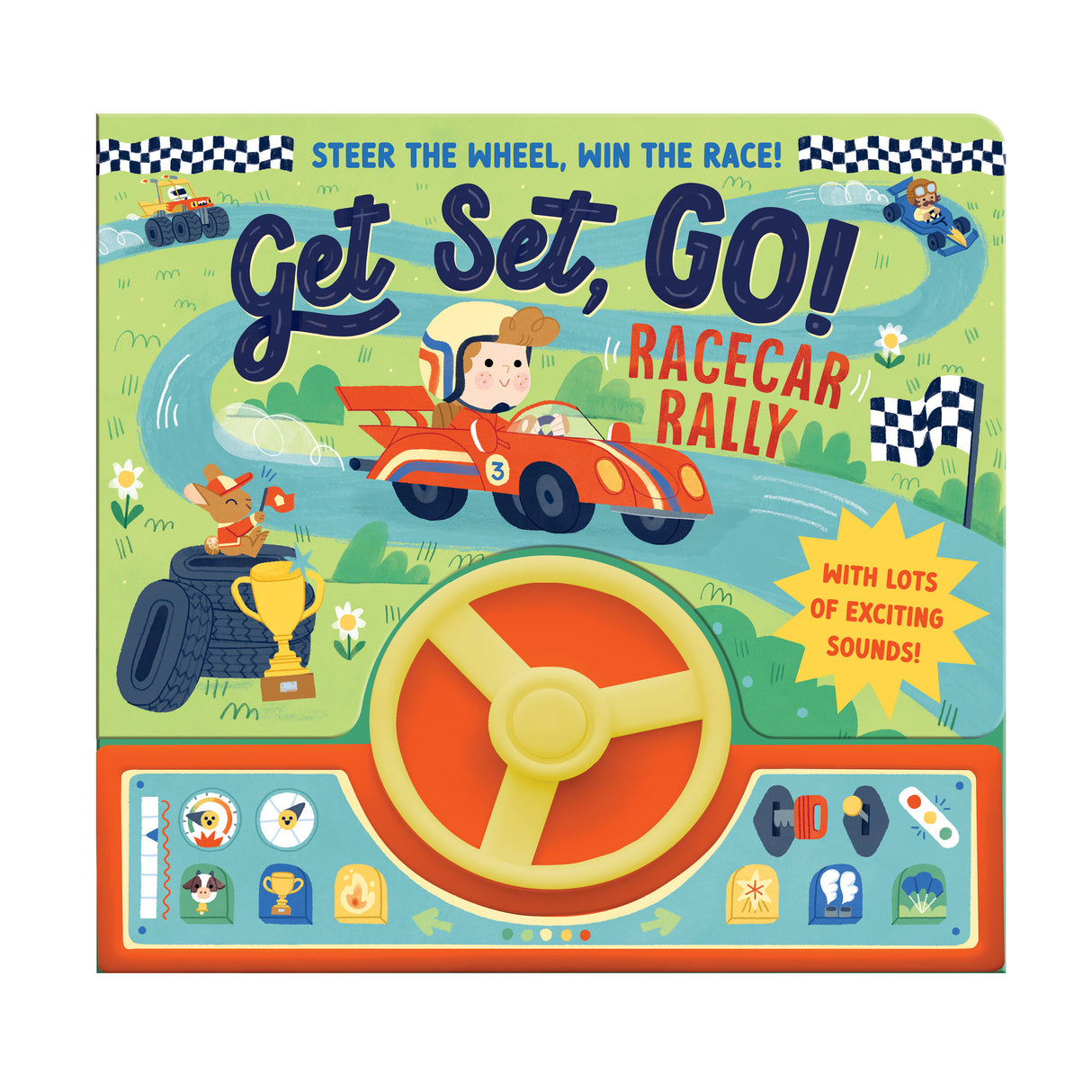 Get Set, Go! Race Car Rally Children’s Sound Book