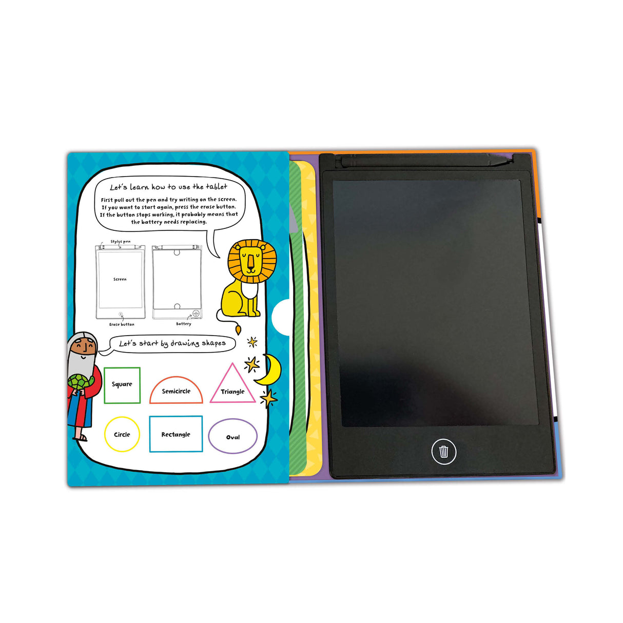 Children's LCD Tablet & Flashcards - Learn To Draw Bible Stories