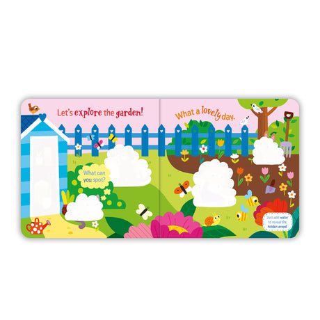 Magic Painting Book – Garden - Mess-Free Water Reveal Board Book