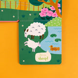 Who’s Here On The Farm – Fold-Out Flaps Board Book