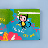 Safari - High Contrast Neon Board Book