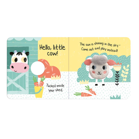 Hello Little Lamb - Children's Finger Puppet Book