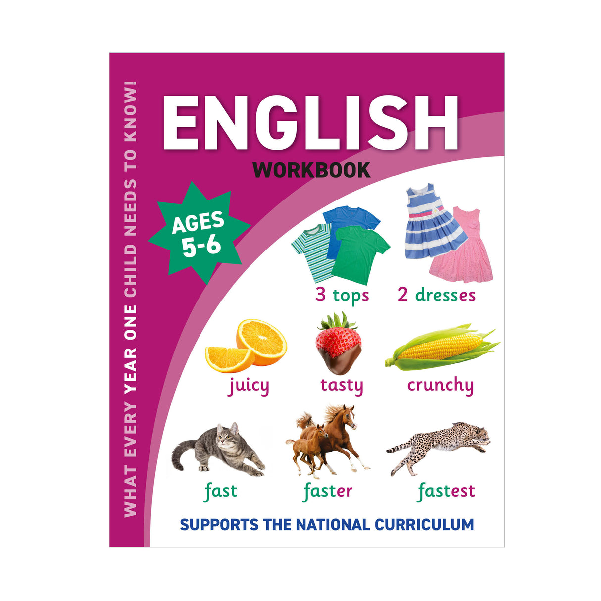 Children's English Workbook – Year One Ages 5 to 6 Years