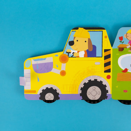My First Digger – Chunky Wheeled Board Book for Toddlers – Push-Along Animal Story Book – Ages 3+