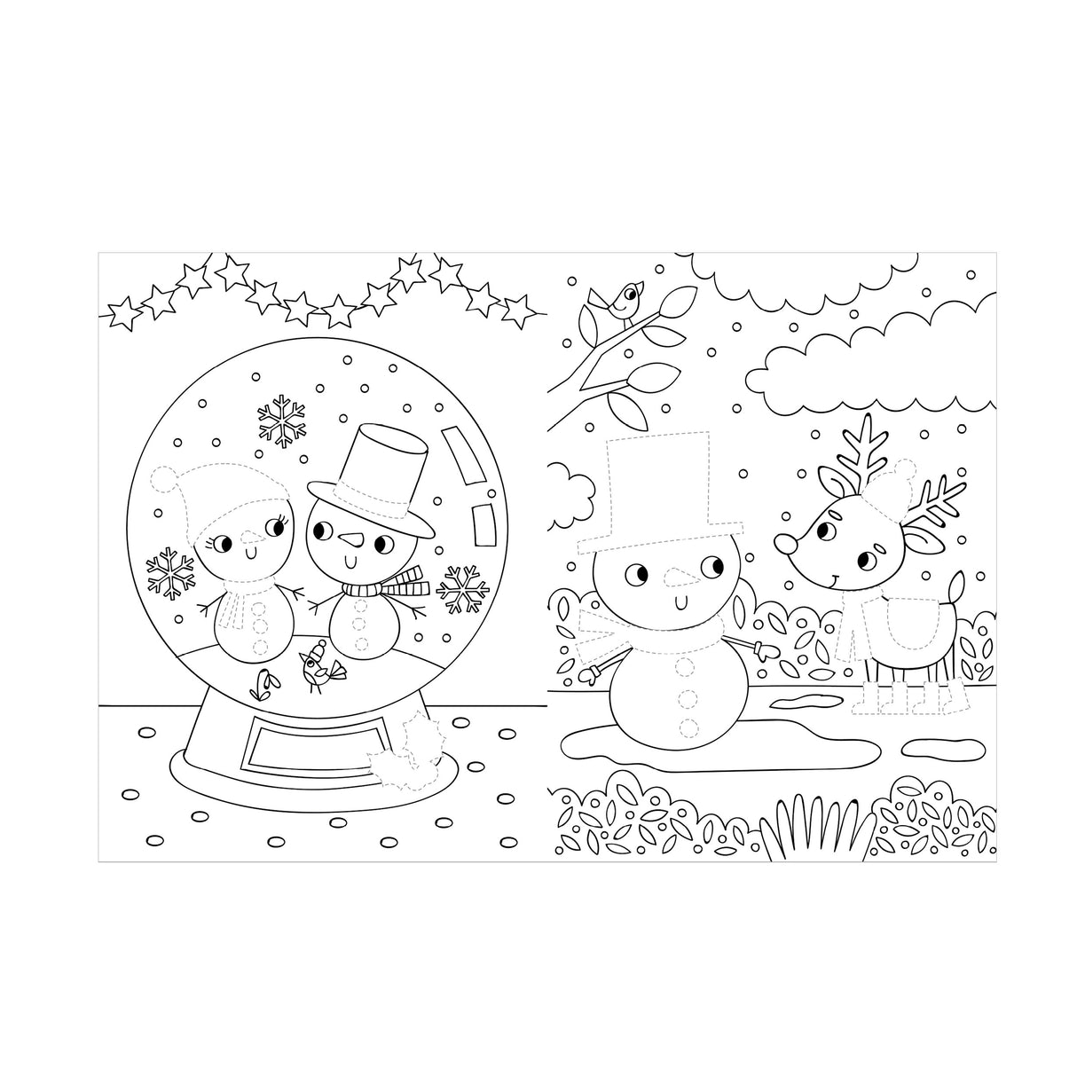Dress Me Up Colouring & Activity Book – Snowman