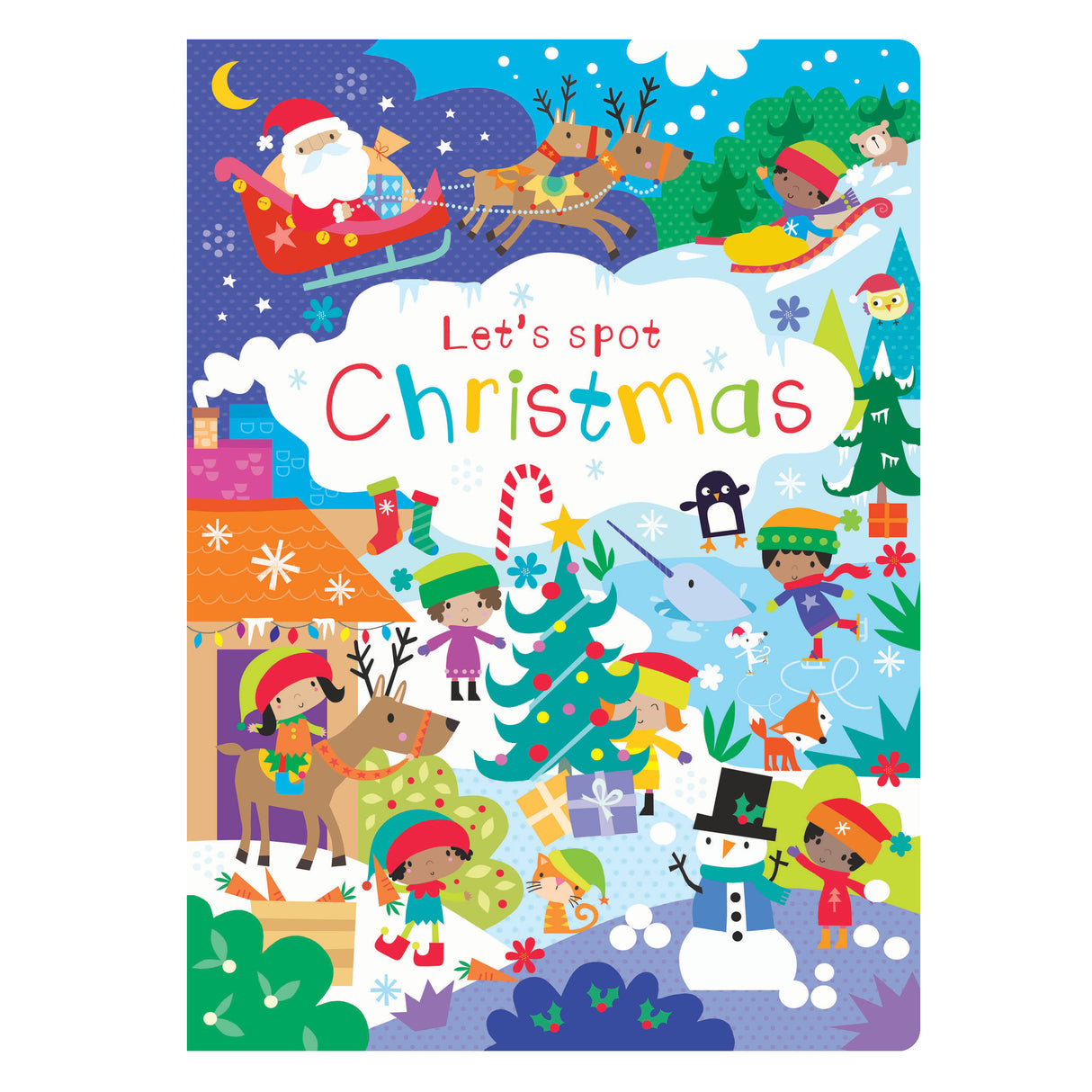 Let’s Spot Christmas - Festive Fold-Out Spotting Book for Children