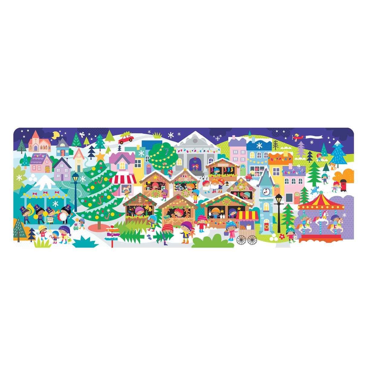Let’s Spot Christmas - Festive Fold-Out Spotting Book for Children