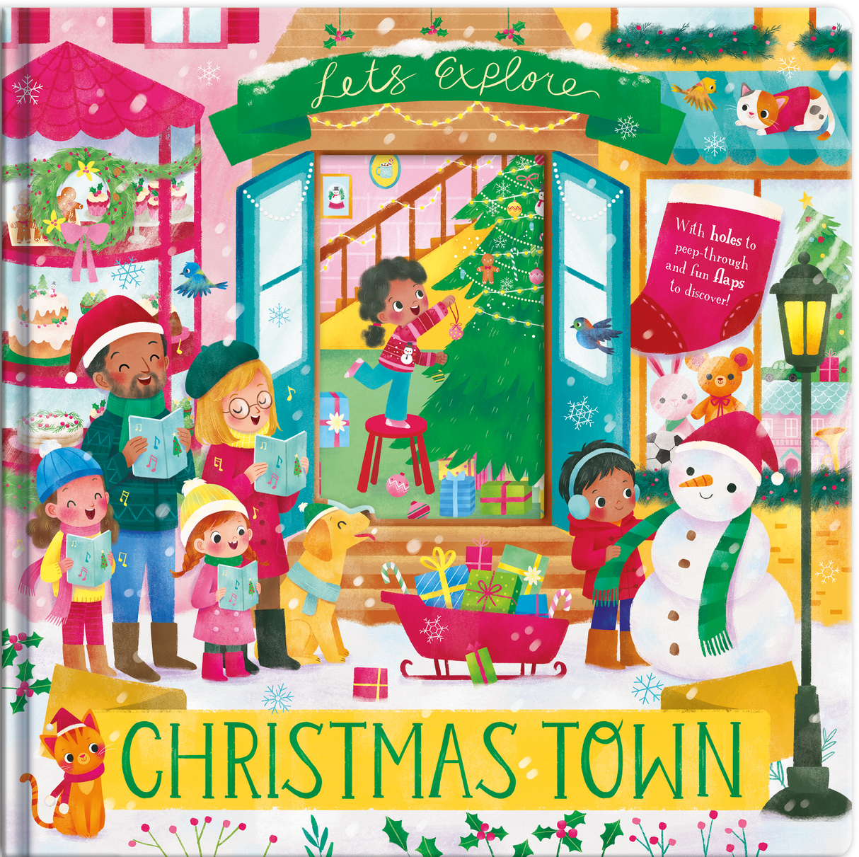 Let’s Explore Christmas Town - Lift-the-Flap Book