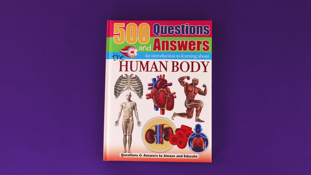 500 Fantastic Facts - The Human Body - Children's Reference Book - STEM Learning