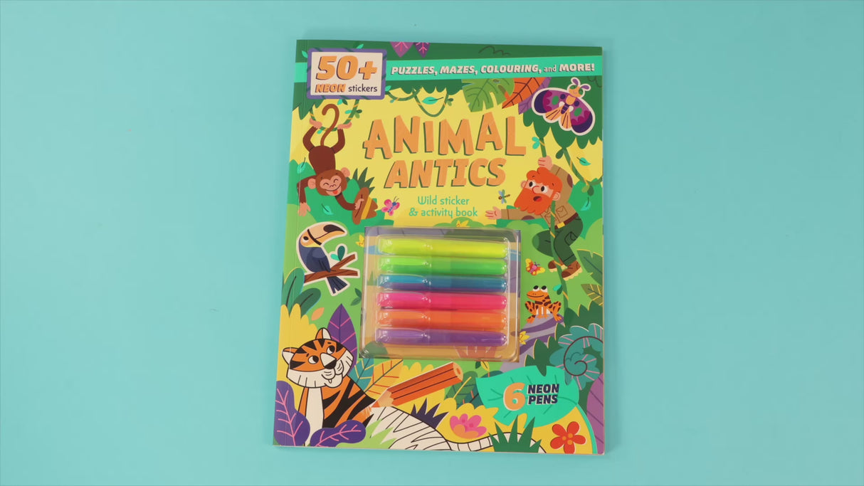 Animal Antics Activity & Sticker Book