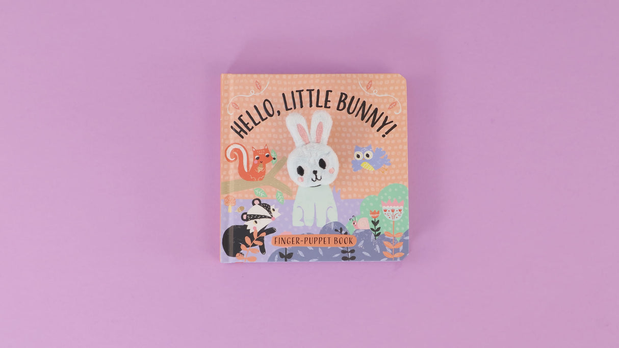 Hello Little Bunny - Children's Finger Puppet Book