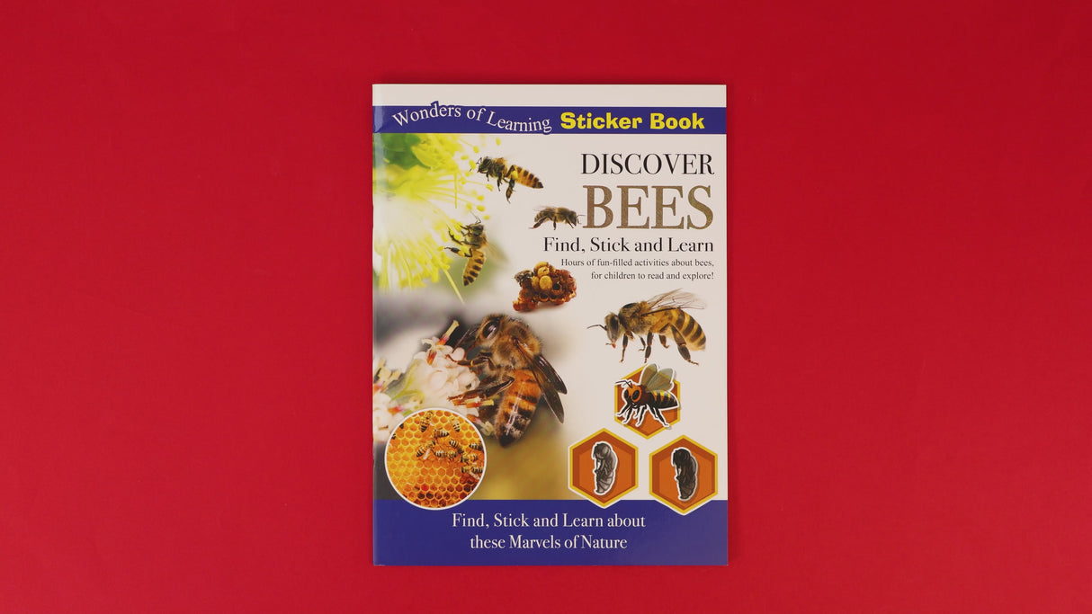 Discover Bees Sticker Book - Find, Stick and Learn