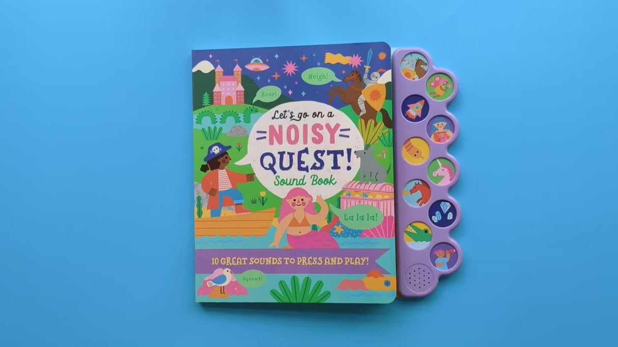 Let's Go On A Noisy Quest - Children's 10 Button Sound Book