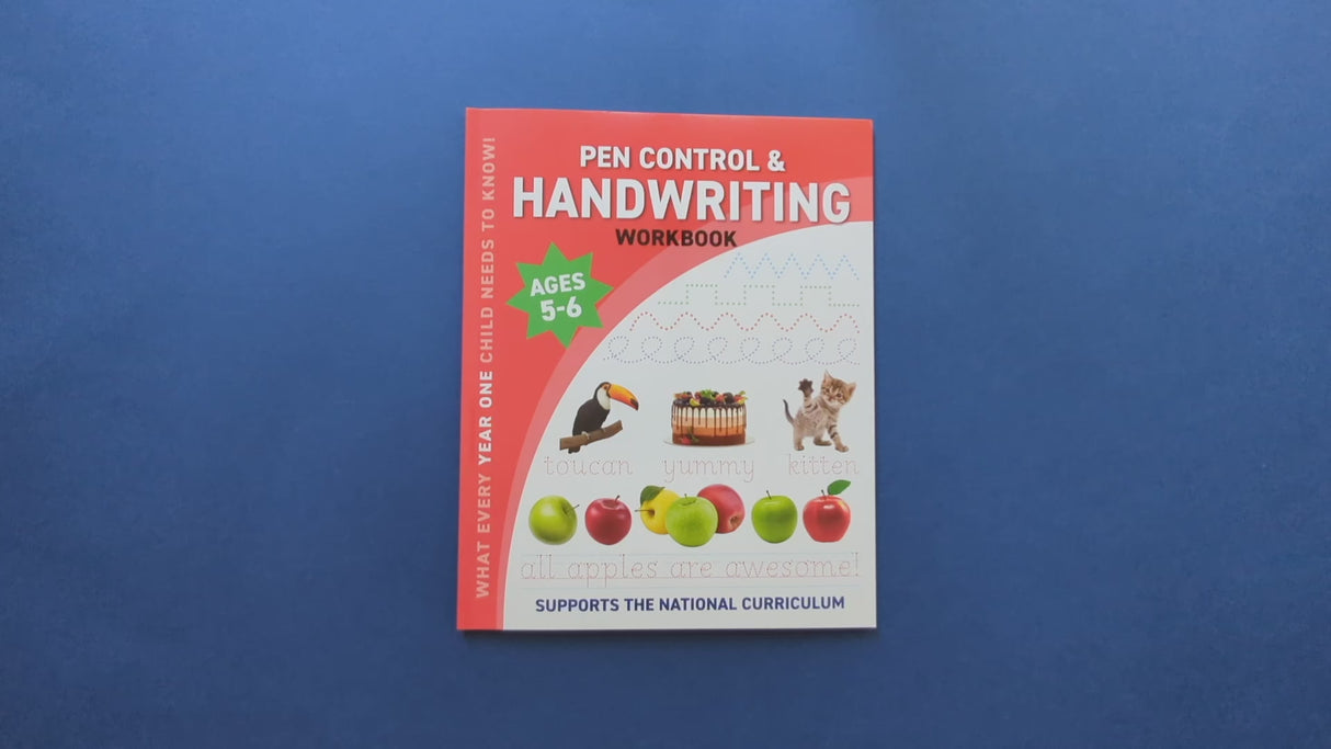 Children's Pen Control & Handwriting Workbook – Year One Ages 5 to 6 Years