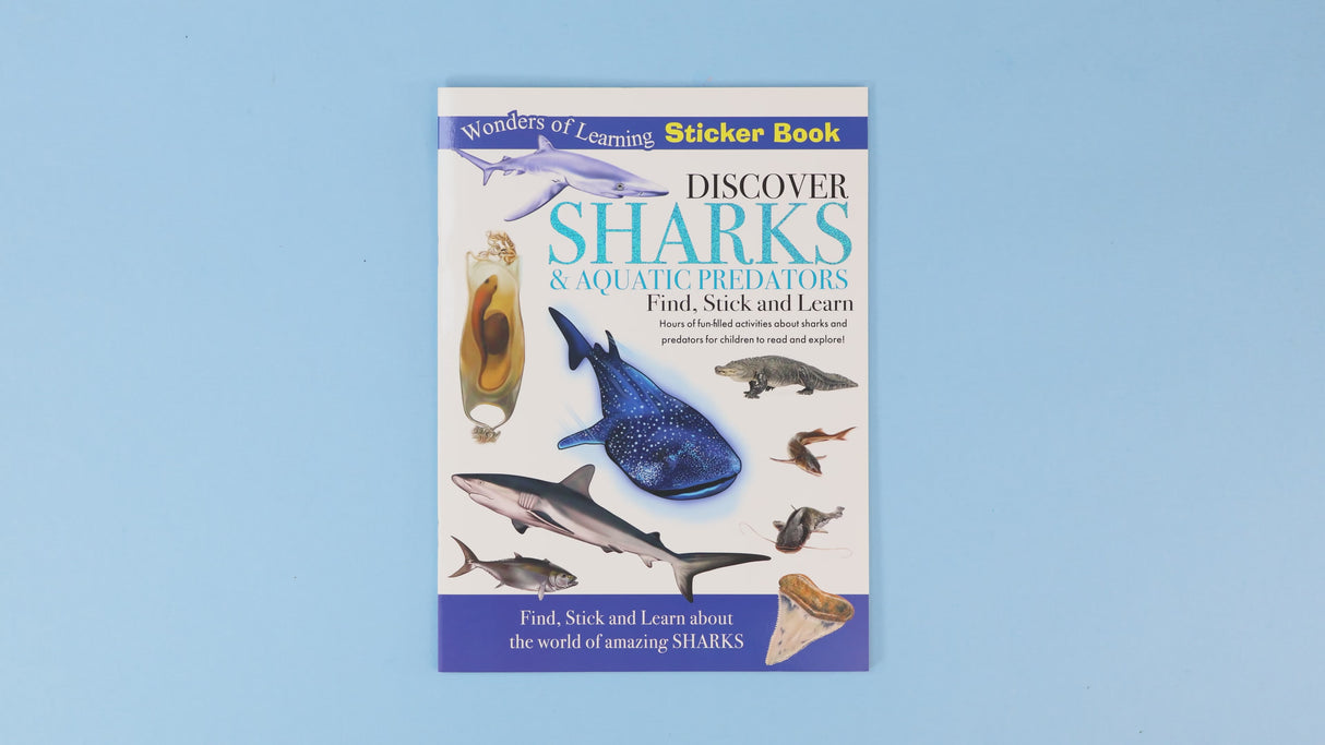 Discover Sharks Sticker Book - Find, Stick and Learn