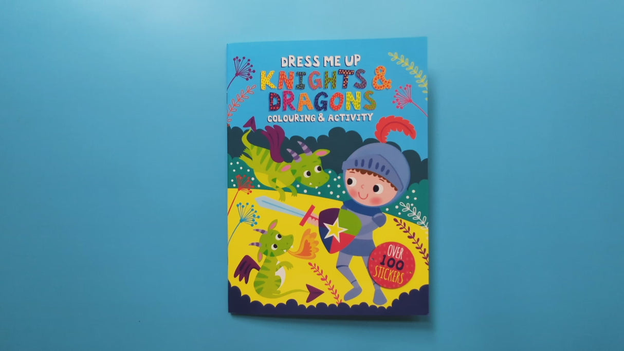Dress Me Up Colouring & Activity Book - Knights and Dragons