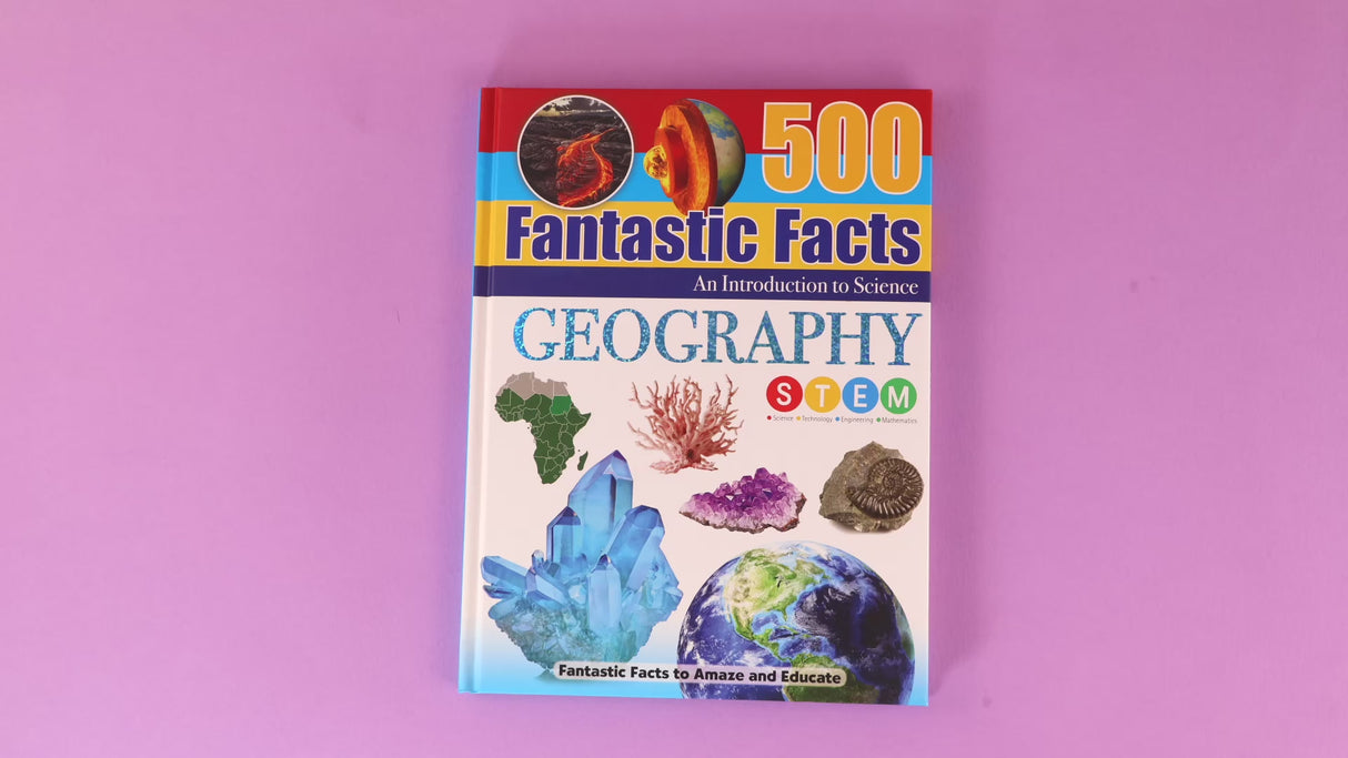 500 Fantastic Facts - Geography - Children's Reference Book - STEM Learning