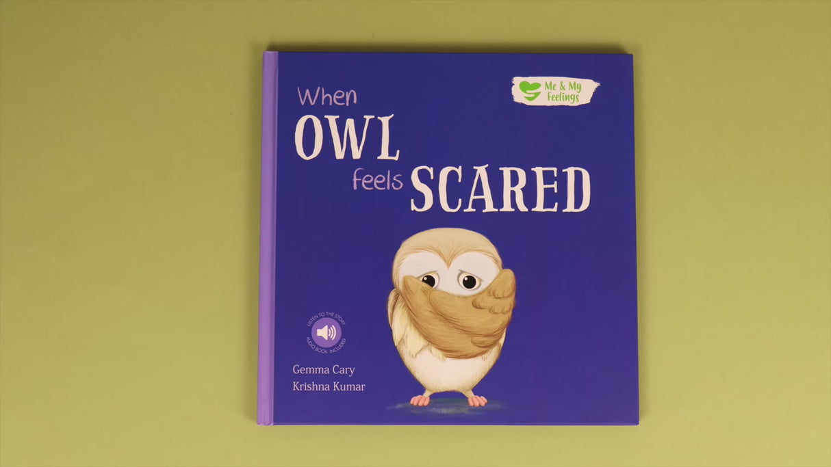 When Owl Feels Scared - Me And My Feelings Children's Hardback Book