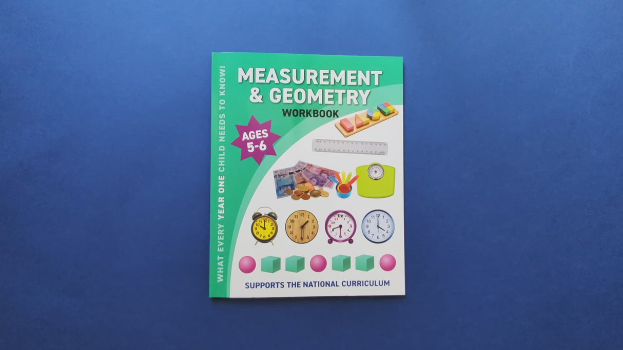 Children's Measurement & Geometry Workbook – Year One Ages 5 to 6 Years