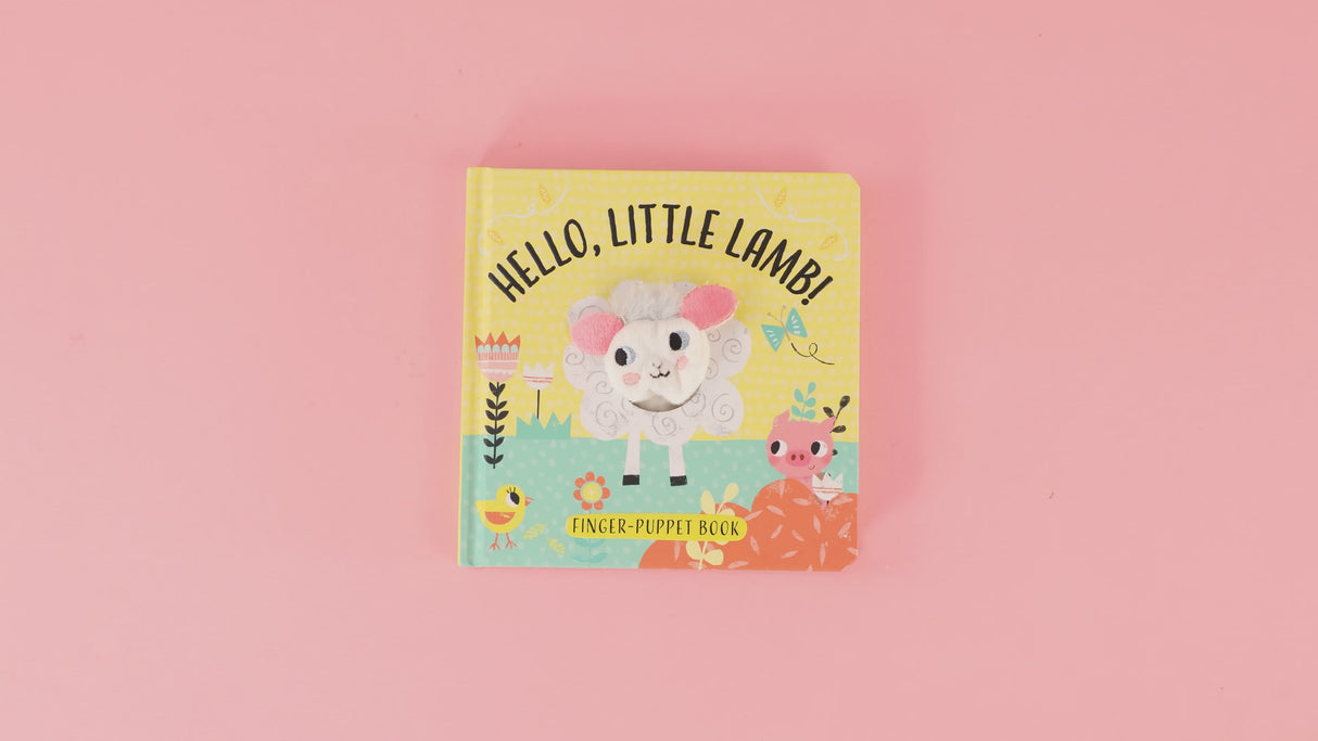 Hello Little Lamb - Children's Finger Puppet Book