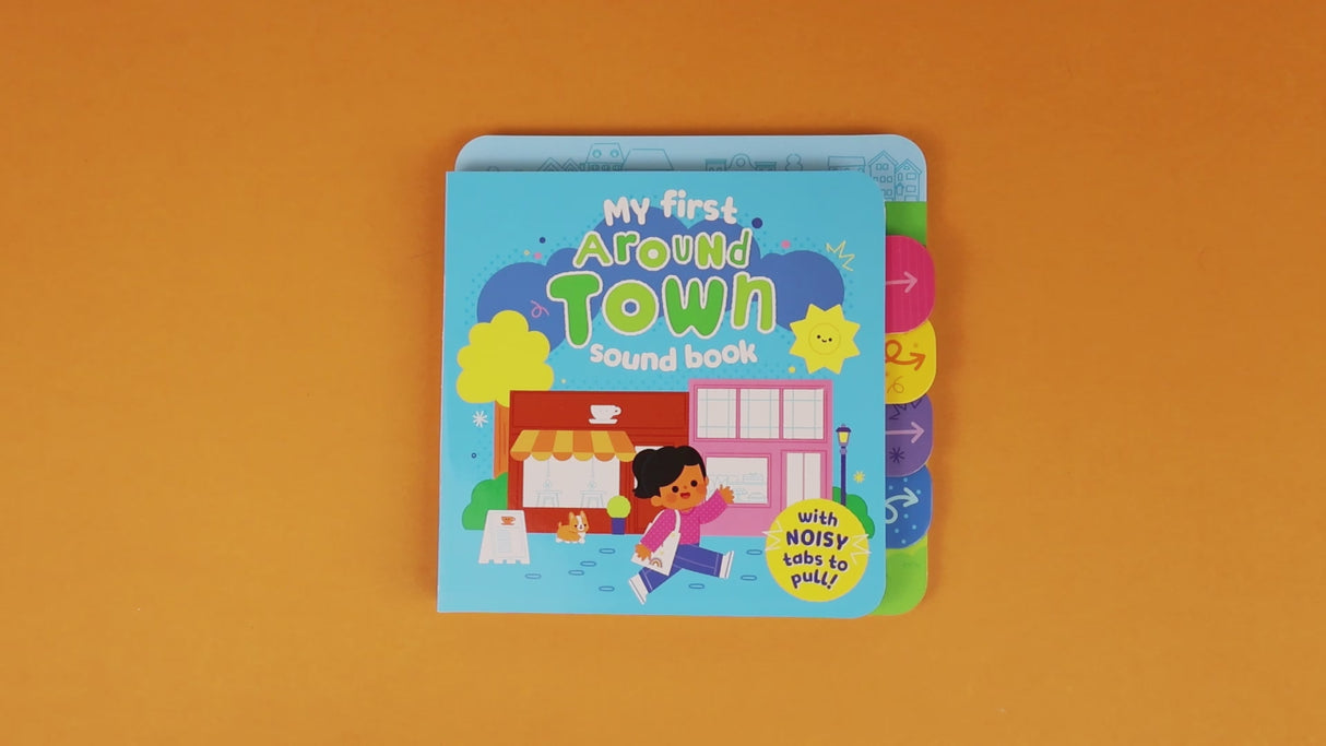 Around Town! – Pull-Tab Sound Book for Kids