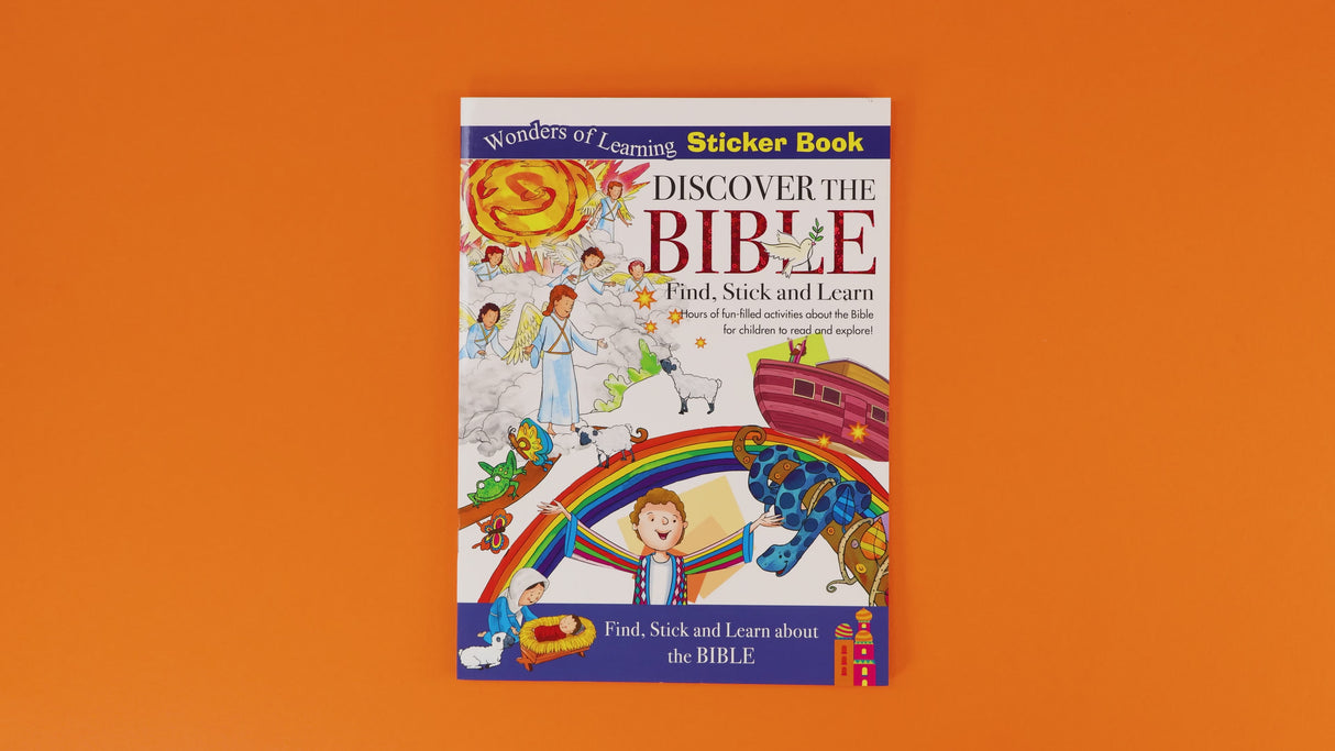 Discover The Bible Sticker Book - Find, Stick and Learn