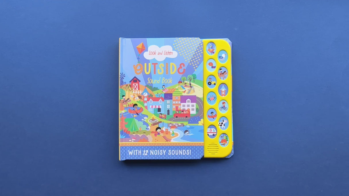 Look and Listen Outside - Children's 12 Button Sound Book