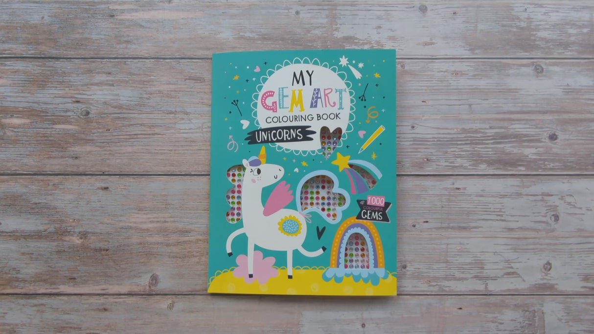 My Gem Art Colouring Book: Unicorns - 1000 Sparkling Gems for Kids