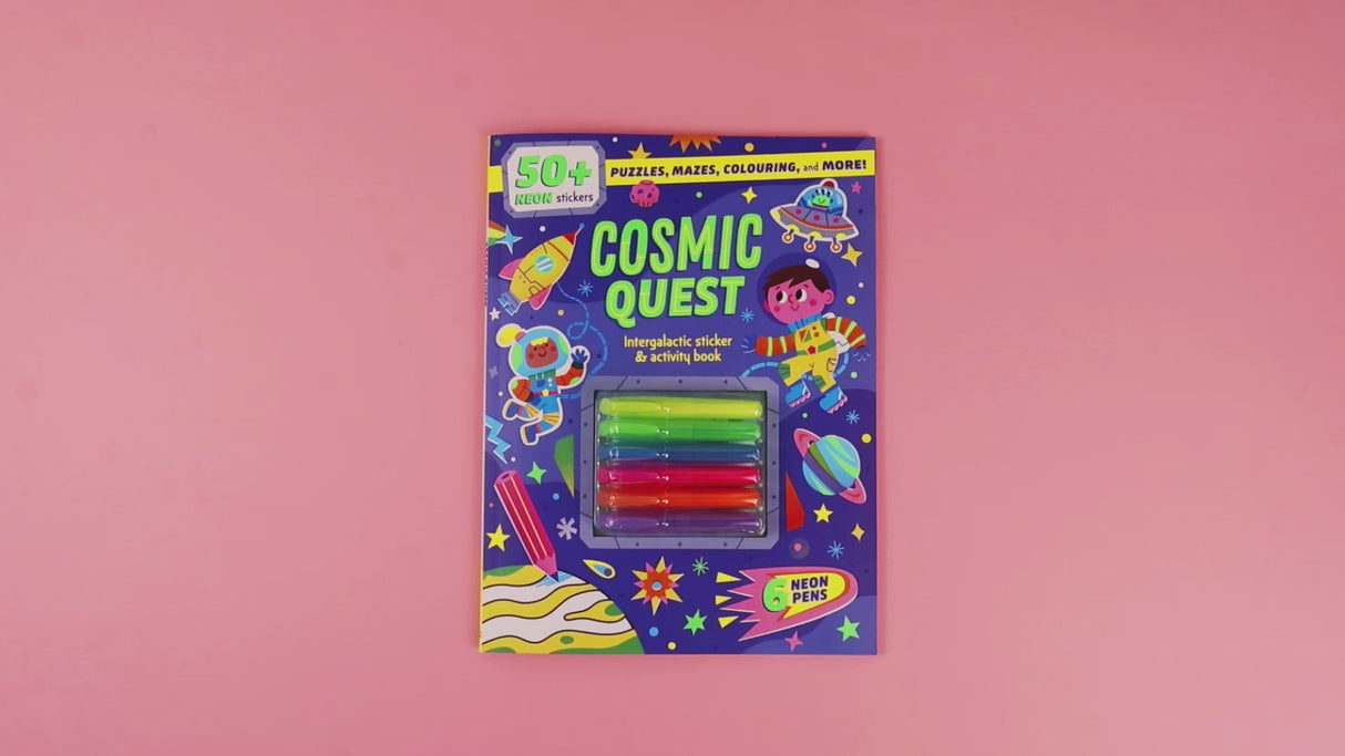 Cosmic Quest Activity & Sticker Book