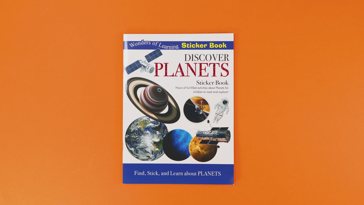Discover Planets Sticker Book - Find, Stick and Learn