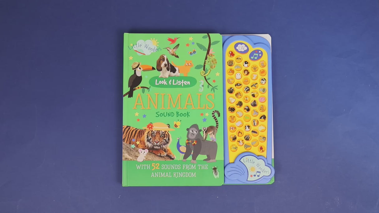 Look & Listen Animals Sound Book – 52 Sounds from the Animal Kingdom