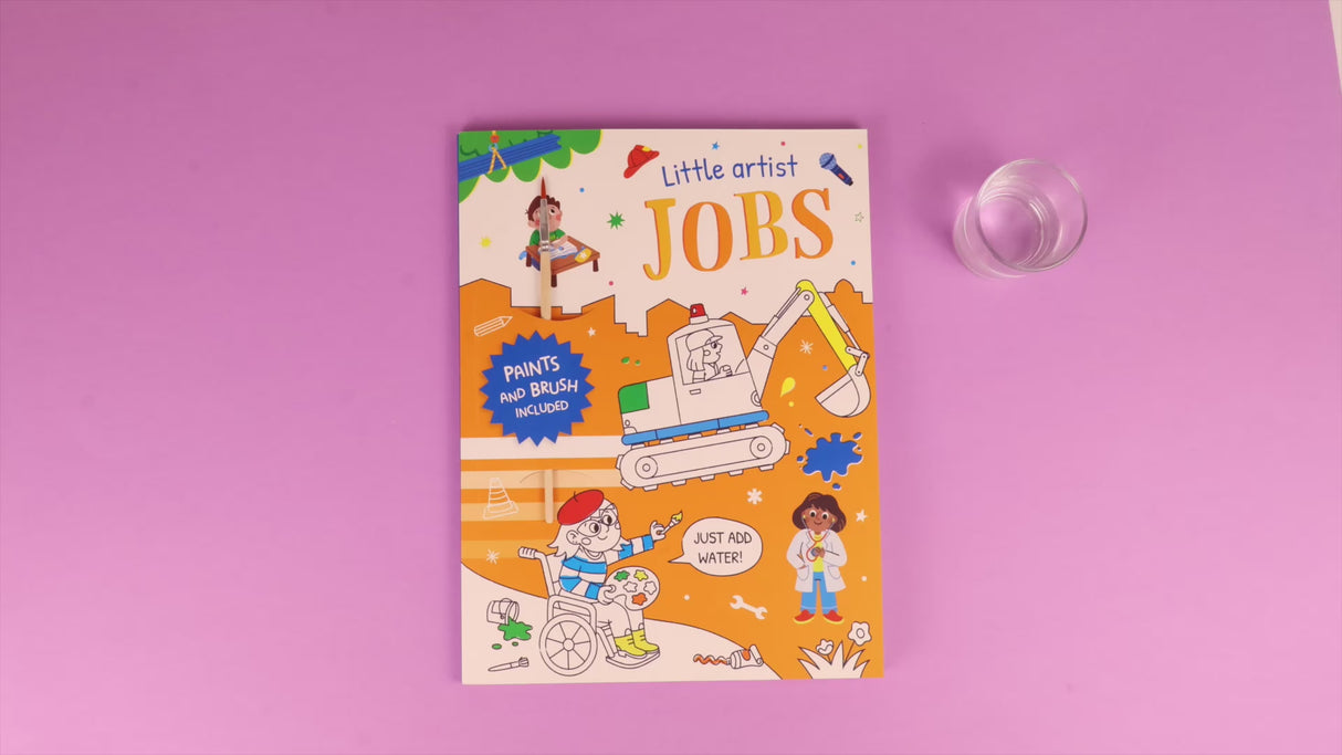 Little Artist Magic Painting Book - Jobs